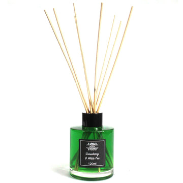 120ml Reed Diffuser - Gooseberry & White Tea - Hira Online